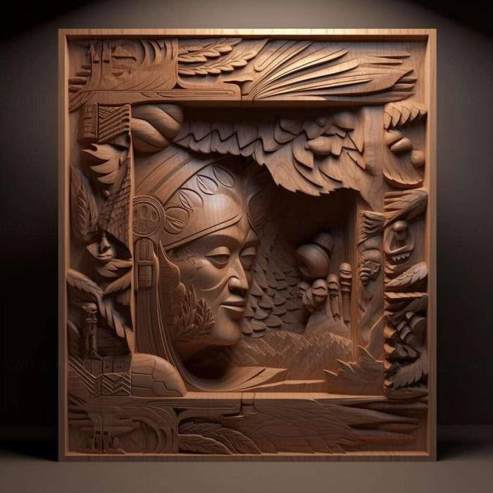 نموذج ثلاثي الأبعاد لآلة CNC 3D Art 